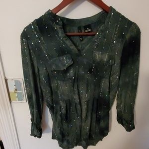 Green Sequin Shirt